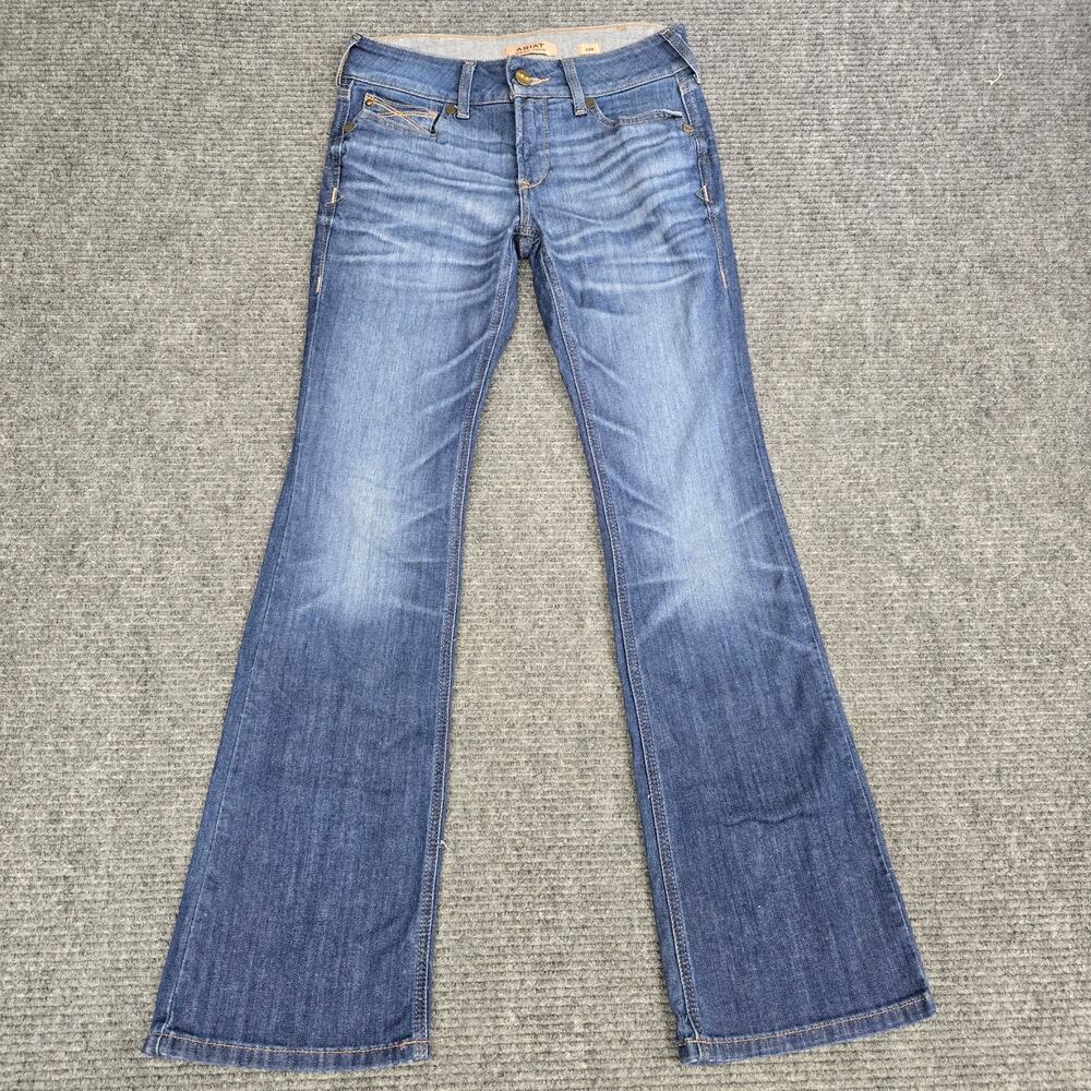 Ariat REAL Leila Jeans Womens 28R 28x33 Perfect Rise Bootcut Irvine Stretch